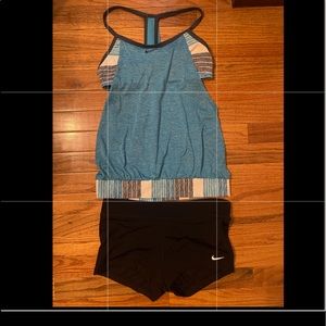 Nike Athletic style Tankini bikini. Size small. Excellent condition.
